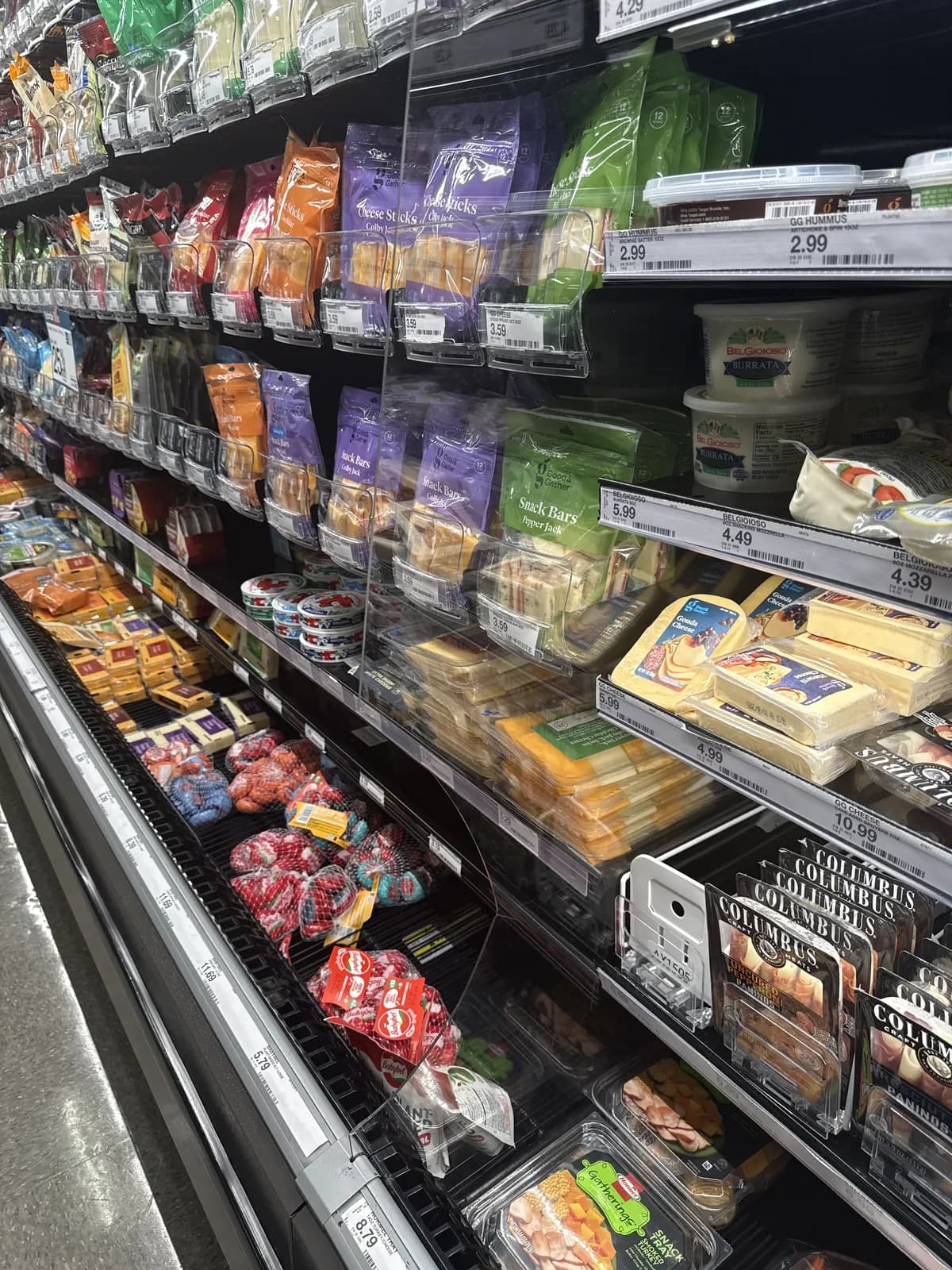 A refrigerated display case kept in the safe cold-holding range by Vice Mechanical